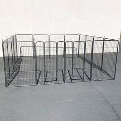 $270 (BRAND NEW) Large 10x10 FT Heavy Duty 48” Tall 16-Panel Pet Playpen Dog Crate Kennel Exercise Cage Fence