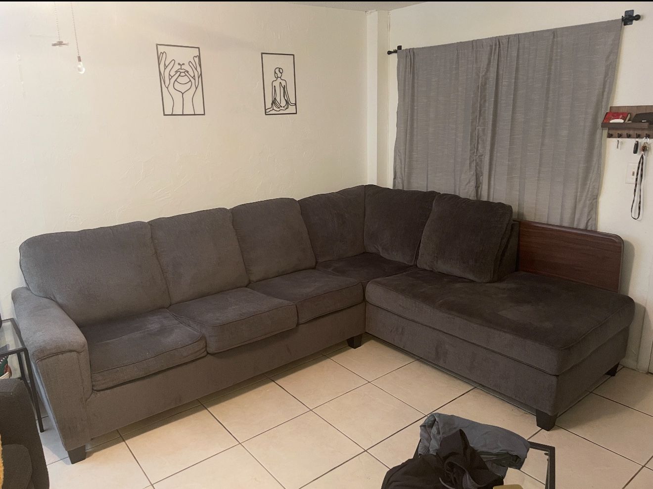 Gray Sectional Couch