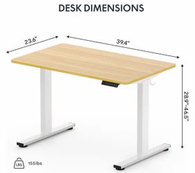 Adjustable height desk - brand new