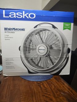 NEW In Box - Lasko 20" Wind Machine Floor Fan 3300