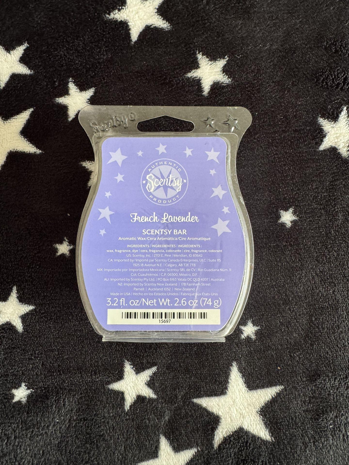 Scentsy Wax Bar - French Lavender - 3.2 fl. oz. - New -