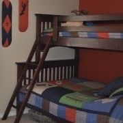 Bunk Bed With Drawers and Matching Dresser