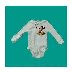 Disney Baby Boys Mickey Mouse Long Sleeve Bodysuit Onesie 
size 3/6M