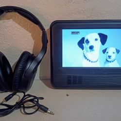 RCA Portable DVD Player W/ Aux Headset