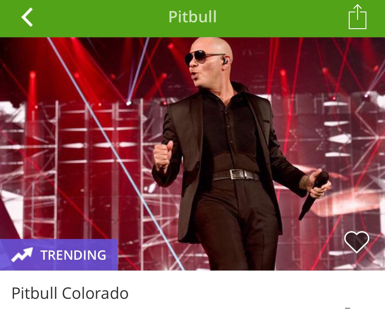 2 Pit Bull Concert Tickets