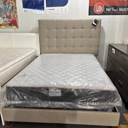 BEIGE Fabric BED 🤎🤎