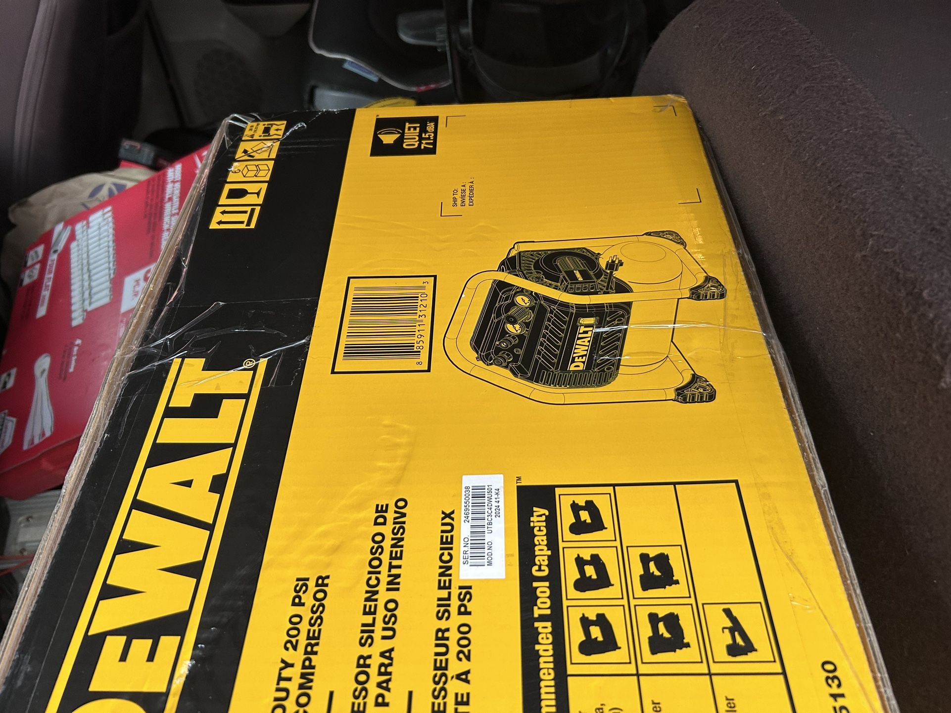 DeWalt Gallon 175psi Air Compressor