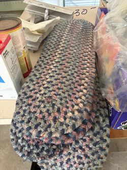 Set of 12 braided stair treads