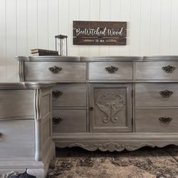 SALE!! 9 Drawer Dresser With Matching Nightstand 