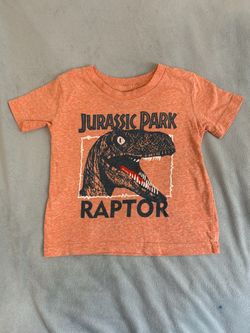 Youth boys 2T Jurassic park raptor shirt