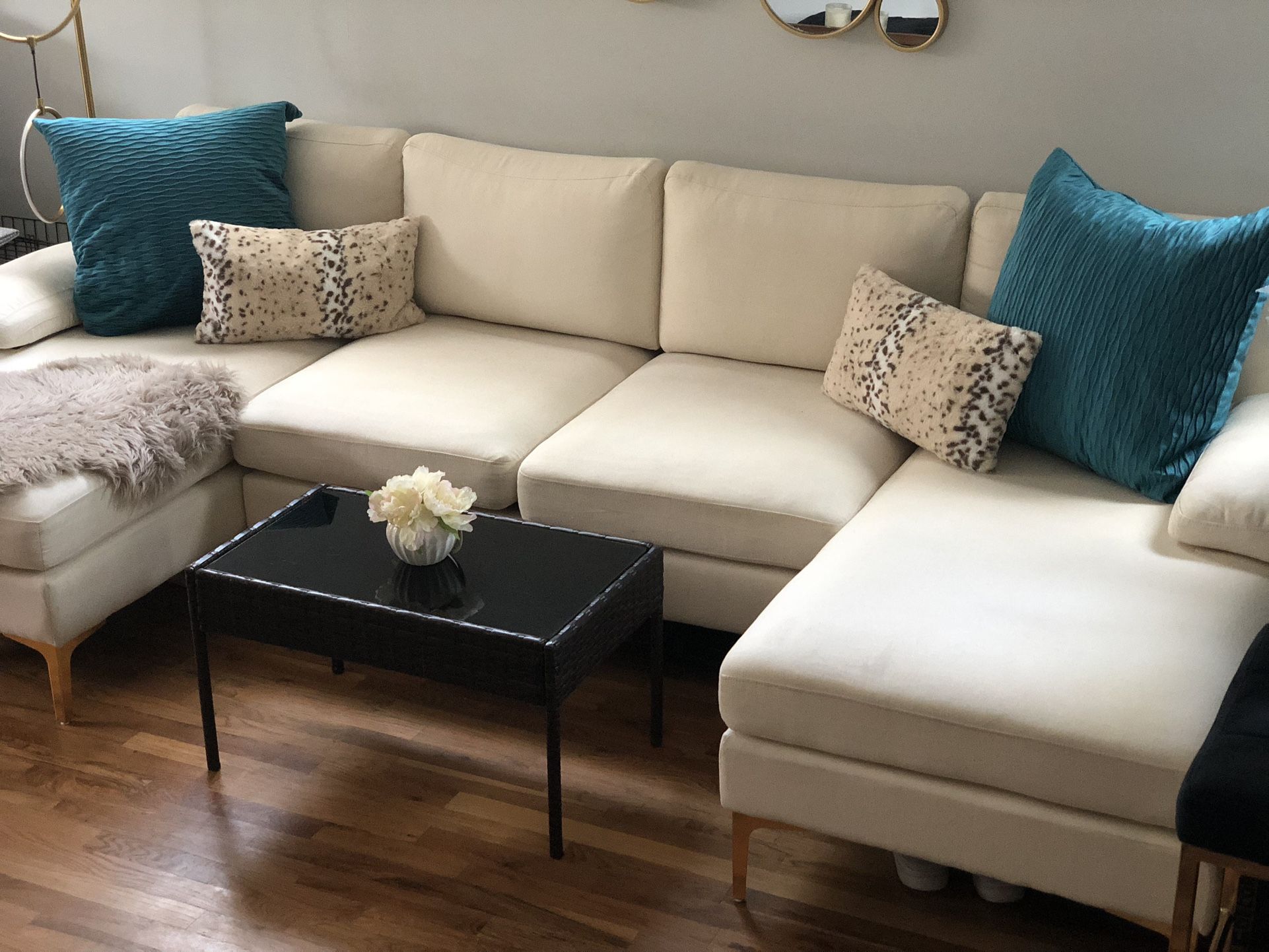Cream Sectional Sofa
