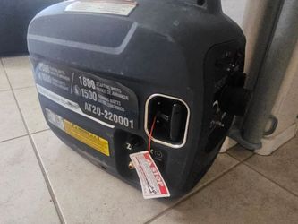 A-iTech 2000 Watt Dual Fuel
Inverter Generator (Cash Only at
time of Pickup)