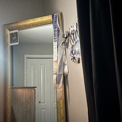 6 FT Gold Standup Mirror 