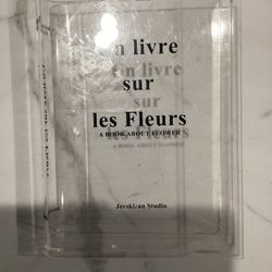 Acrylic Book Vase, Flower Vase for Room Decor Aesthetic, Unique Vases Gifts