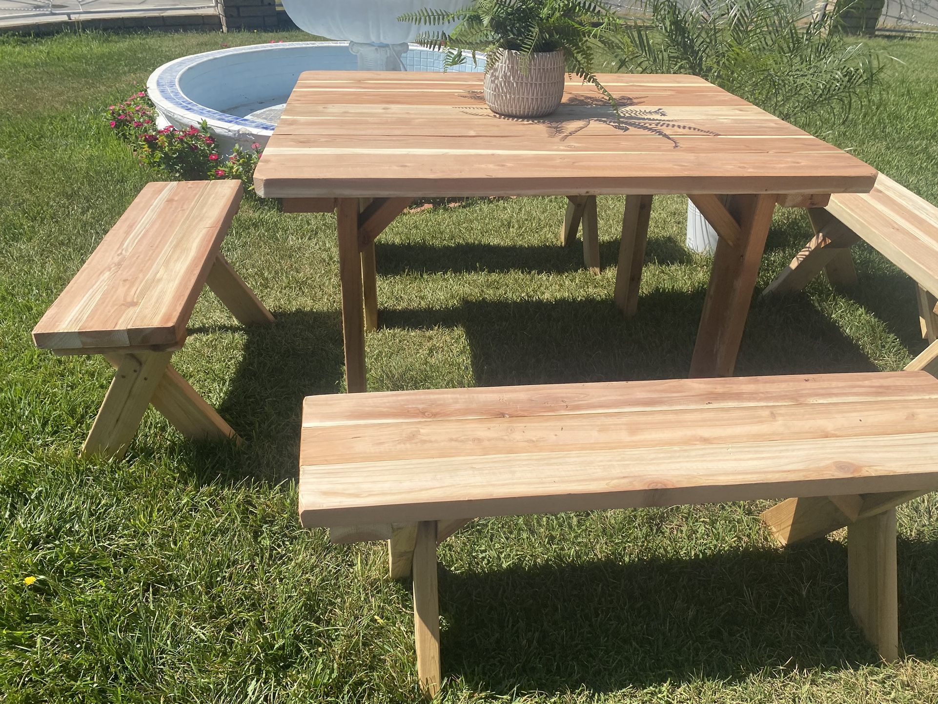Brand New Patio Wood Table Set,All Products : American Fashion Style Bags On Sale