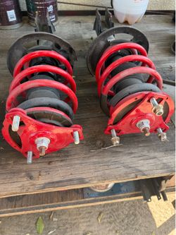 Front and rear lowering springs
