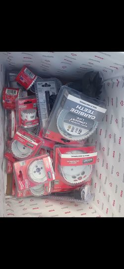 Milwuakee Hole Saws Various sizes selling cheap