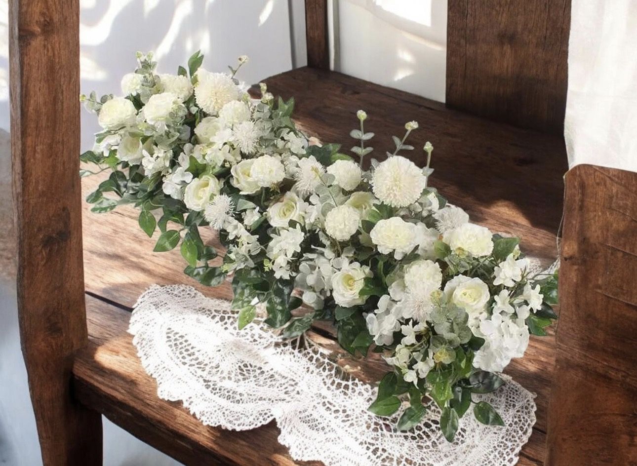 Floral Garland pieces for Wedding Arch Centerpiece Decoration