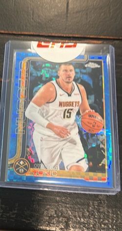 Nikola Jokic Topps Chrome Blue X-Fractor