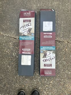 Cordless 2 & 1/2 Inch premium Faux Wood Blinds