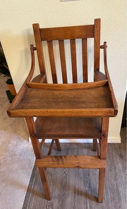 Antique high chair