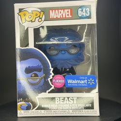 Funko Pop! Marvel X-Men: Beast #643 (Flocked) (Walmart Exclusive)