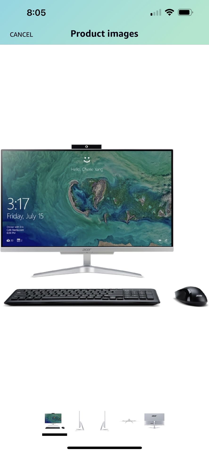 Acer All In 1 Computer Desktop