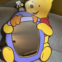 Vintage Winnie The Pooh Mirror 