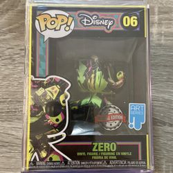 Funko Pop! Artist Series: Disney - Zero Black Light Series #06 Special Edition