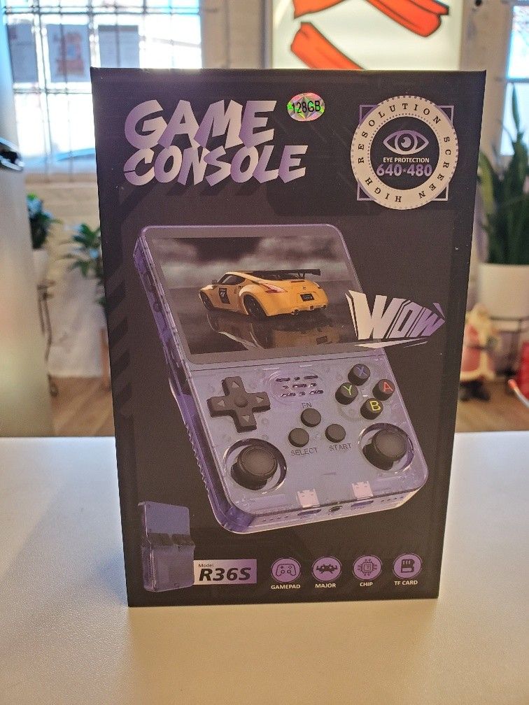 R36S 128GB Retro All in One Game Console W/ 40,000+ GAMES Sega MD Super Famicom Dreamcast Jeux Arcade SNES SNK Neo Geo Capcom System 2 GBA Atomiswave