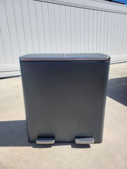 Steel Kitchen Trash Can
