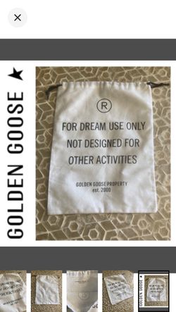 AUTHENTIC Golden Goose dust bag (15” x 11.25”)