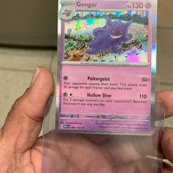 Gengar 094/165 - Holo Rare Scarlet & Violet 151 Pokemon TCG Card - NM