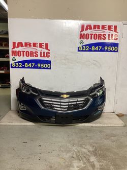 2019 2020 2021 Chevrolet Equinox Complete Front Bumper W/ Headlights