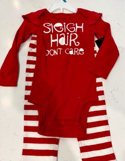 Baby Toddler 24Month 2T Christmas outfit pajamas