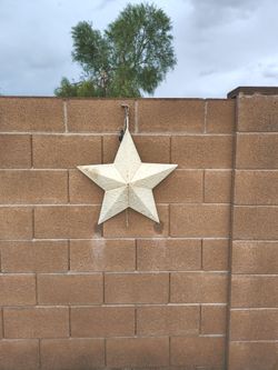 All metal outdoor decor