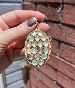 Prehnite pendant