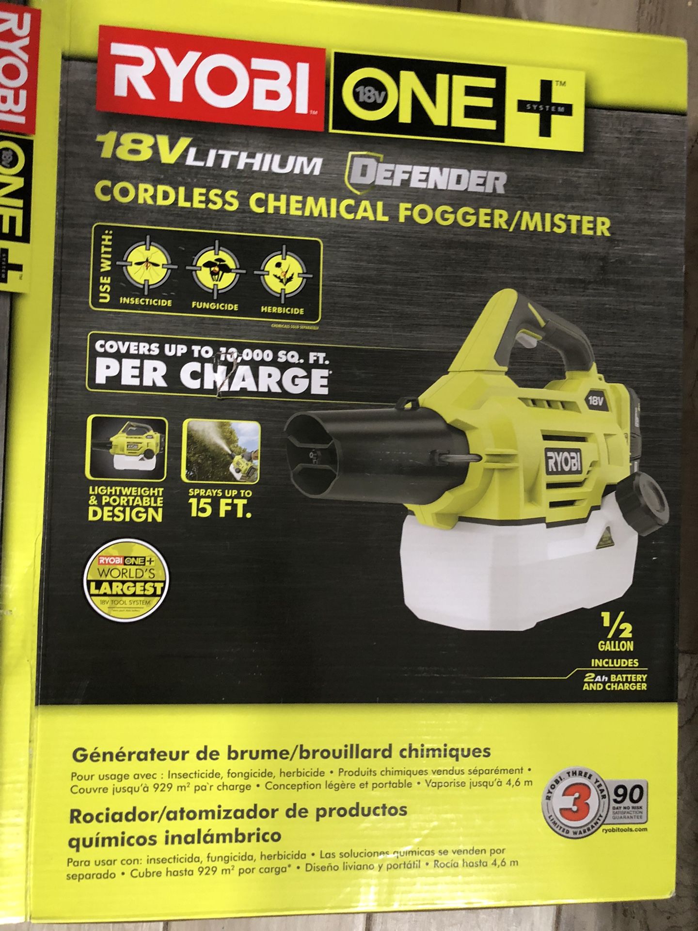 Ryobi Fogger With Battery And Charger