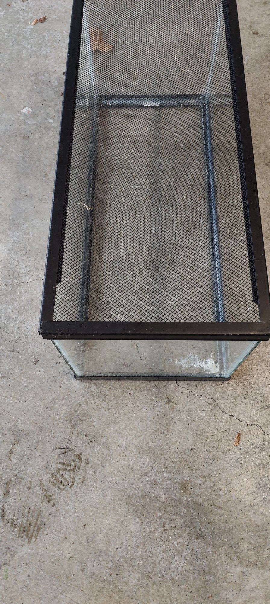 20 Gallon Fish Tank Reptile Tank (With Hamster Extras)