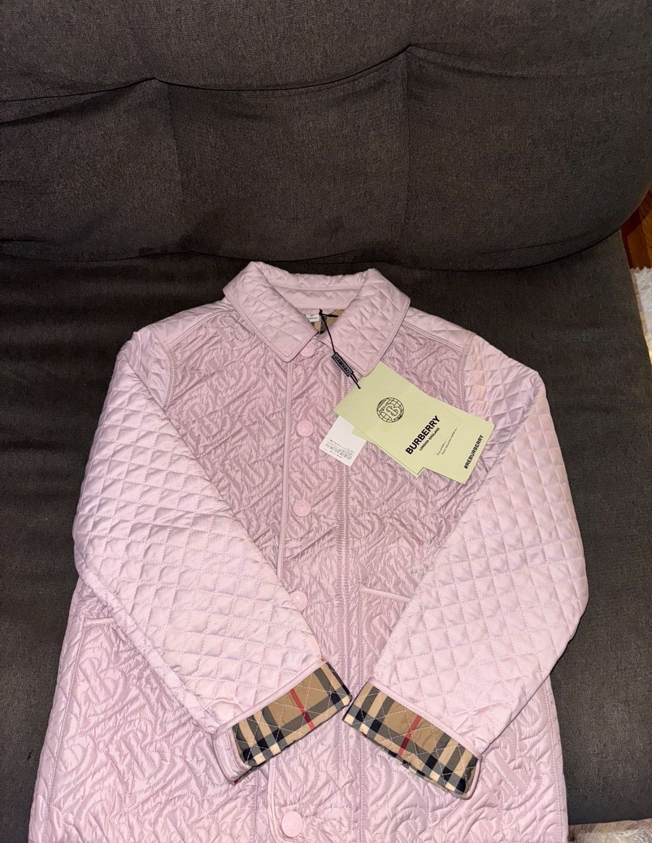 New Burberry Girls Coat Jacket Dior Gucci Supreme Prada Uggs