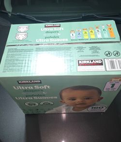 Kirkland Signature Ultra Soft Diapers Size 1 – 160 Count