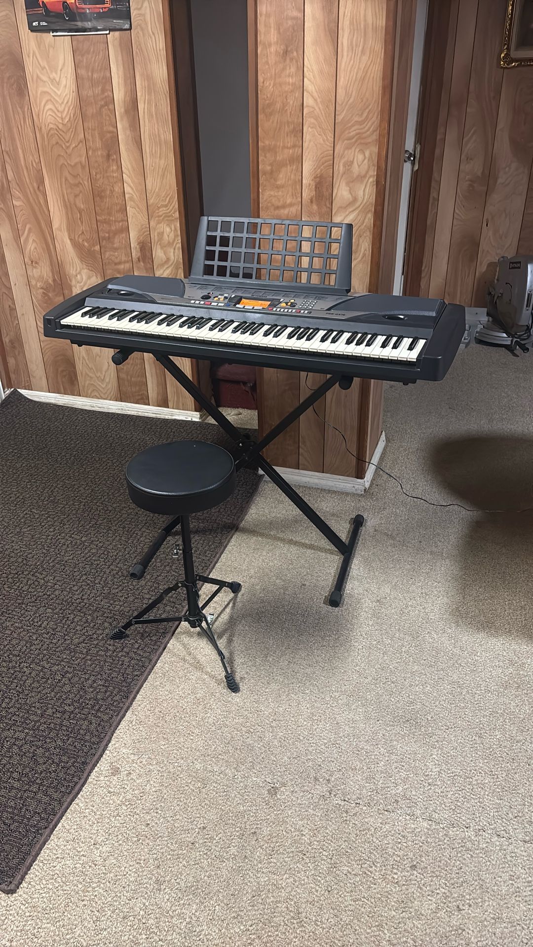 Yamaha PSR-GX76 1998 Portable Keyboard Synthesizer Used