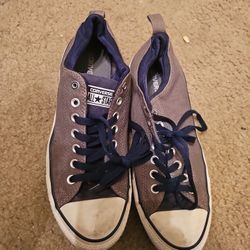 Gray Converse Shoes Size 10 Men