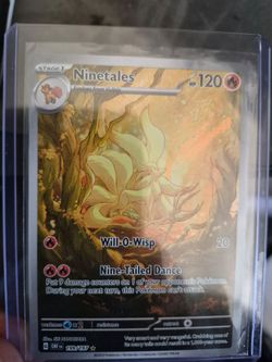 Ninetales 199/197 Pokémon Card Obsidian Flames
