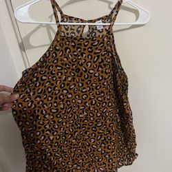 Leopard Pattern Blouse 