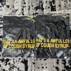 Awful Lot Of Cough Syrup T-SHIRT SIZE M & L