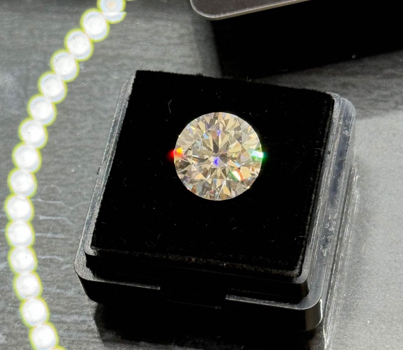 4ct 10mm GRA moissanite round losse stone