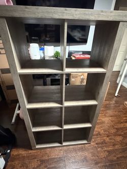 Cube Shelves Gray/Brown - 31”W  15”D.  58”H