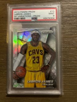 Lebron James 2014 SP Variations- Prizm PSA 9