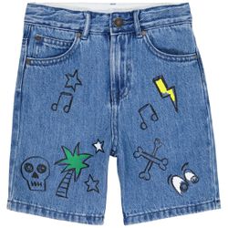 NWT Stella McCartney Shorts Jeans Denim Graphic Kids Boys Girls Toddler Gift